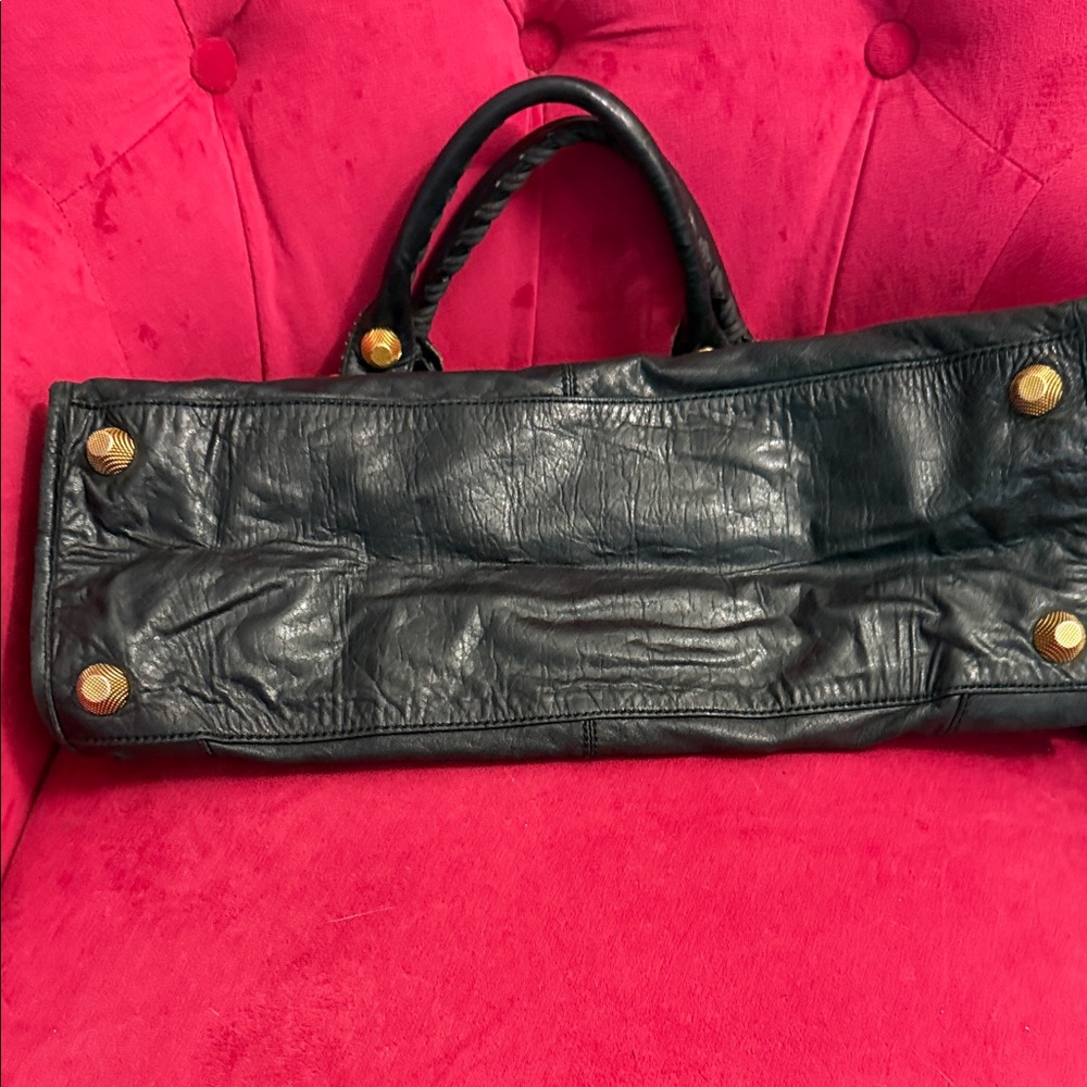 Balenciaga Large Giant 21 Gold Hardware Work Bag - Black Lambskin leather - Picture 3 of 16